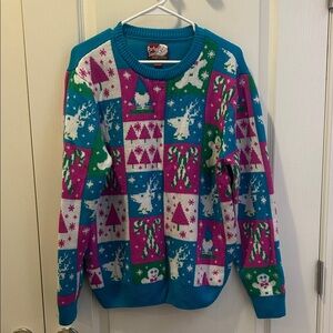 VINTAGE Christmas Sweater size Large